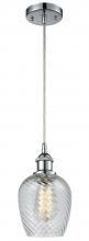 Innovations Lighting 516-1P-PC-G292 - Salina - 1 Light - 6 inch - Polished Chrome - Cord hung - Mini Pendant