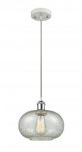 Innovations Lighting 516-1P-WPC-G249 - Gorham - 1 Light - 10 inch - White Polished Chrome - Cord hung - Mini Pendant