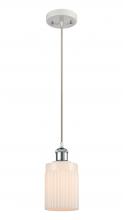 Innovations Lighting 516-1P-WPC-G341 - Hadley - 1 Light - 5 inch - White Polished Chrome - Cord hung - Mini Pendant