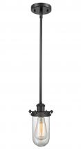 Innovations Lighting 516-1S-BK-CE231-CL - Kingsbury - 1 Light - 4 inch - Matte Black - Mini Pendant