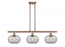 Innovations Lighting 516-3I-AC-G247 - Gorham - 3 Light - 36 inch - Antique Copper - Cord hung - Island Light