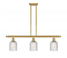 Innovations Lighting 516-3I-SG-G559-5CL - Bridal Veil - 3 Light - 36 inch - Satin Gold - Cord hung - Island Light