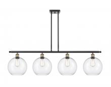 Innovations Lighting 516-4I-BAB-G122-10 - Athens - 4 Light - 48 inch - Black Antique Brass - Stem Hung - Island Light