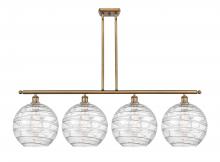 Innovations Lighting 516-4I-BB-G1213-12 - Athens Deco Swirl - 4 Light - 50 inch - Brushed Brass - Cord hung - Island Light