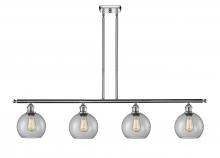 Innovations Lighting 516-4I-PC-G122-10 - Athens - 4 Light - 48 inch - Polished Chrome - Stem Hung - Island Light