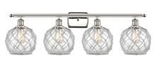 Innovations Lighting 516-4W-PN-G122-8RW - Farmhouse Rope - 4 Light - 38 inch - Polished Nickel - Bath Vanity Light