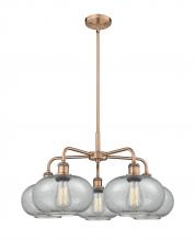 Innovations Lighting 516-5CR-AC-G247 - Gorham - 5 Light - 28 inch - Antique Copper - Chandelier