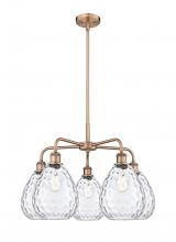 Innovations Lighting 516-5CR-AC-G372 - Waverly - 5 Light - 26 inch - Antique Copper - Chandelier