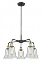 Innovations Lighting 516-5CR-BAB-G2812 - Hanover - 5 Light - 24 inch - Black Antique Brass - Chandelier