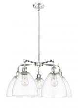 Innovations Lighting 516-5CR-PC-GBD-92 - Bristol - 5 Light - 27 inch - Polished Chrome - Chandelier