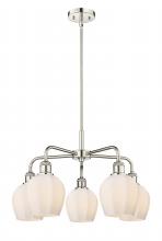 Innovations Lighting 516-5CR-PN-G461-6 - Norfolk - 5 Light - 24 inch - Polished Nickel - Chandelier