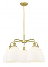 Innovations Lighting 516-5CR-SG-GBD-91 - Bristol - 5 Light - 27 inch - Satin Gold - Chandelier