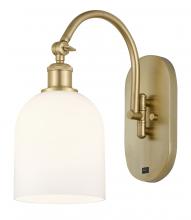 Innovations Lighting 518-1W-SG-G558-6GWH - Bella - 1 Light - 6 inch - Satin Gold - Sconce