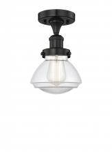 Innovations Lighting 616-1F-BK-G322 - Olean - 1 Light - 7 inch - Matte Black - Semi-Flush Mount