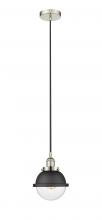 Innovations Lighting 616-1PH-PN-HFS-62-BK - Edison - 1 Light - 7 inch - Polished Nickel - Mini Pendant