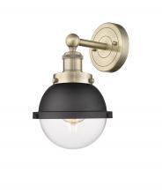 Innovations Lighting 616-1W-AB-HFS-62-BK - Edison - 1 Light - 7 inch - Antique Brass - Sconce