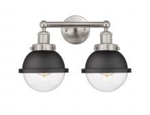 Innovations Lighting 616-2W-SN-HFS-62-BK - Edison - 2 Light - 16 inch - Satin Nickel - Bath Vanity Light