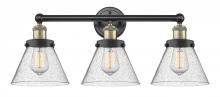 Innovations Lighting 616-3W-BAB-G44 - Cone - 3 Light - 26 inch - Black Antique Brass - Bath Vanity Light