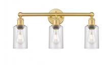 Innovations Lighting 616-3W-SG-G804 - Clymer - 3 Light - 22 inch - Satin Gold - Bath Vanity Light