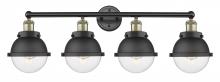 Innovations Lighting 616-4W-BAB-HFS-62-BK - Edison - 4 Light - 34 inch - Black Antique Brass - Bath Vanity Light