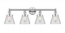 Innovations Lighting 616-4W-PN-G62 - Cone - 4 Light - 33 inch - Polished Nickel - Bath Vanity Light