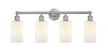 Innovations Lighting 616-4W-SN-G801 - Clymer - 4 Light - 31 inch - Brushed Satin Nickel - Bath Vanity Light