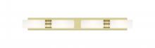 Innovations Lighting 617S-4W-AB-G617-8WH - Boreas - 4 Light - 39 inch - Antique Brass - Bath Vanity Light