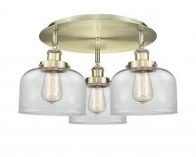 Innovations Lighting 916-3C-AB-G72 - Cone - 3 Light - 20 inch - Antique Brass - Flush Mount