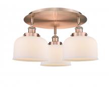 Innovations Lighting 916-3C-AC-G71 - Cone - 3 Light - 20 inch - Antique Copper - Flush Mount