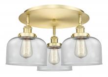 Innovations Lighting 916-3C-SG-G72 - Cone - 3 Light - 20 inch - Satin Gold - Flush Mount