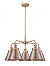 Innovations Lighting 916-5CR-AC-M13-AC - Appalachian - 5 Light - 27 inch - Antique Copper - Chandelier