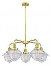 Innovations Lighting 916-5CR-SG-G534 - Oxford - 5 Light - 26 inch - Satin Gold - Chandelier