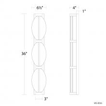 Modern Forms US Online WS-8536-30-BN - Deco Bath Vanity Light