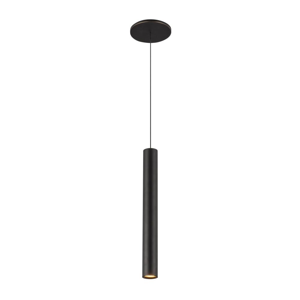 Mason 14-in Urban Bronze LED Pendant