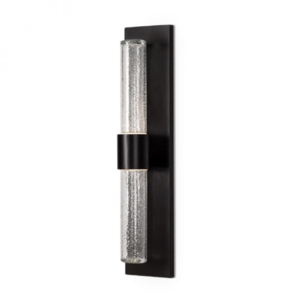 Copenhagen 18-in Black LED Exterior Wall Sconce