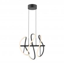 Kuzco Lighting Inc PD96416-BK - Collide 16-in Black LED Pendant