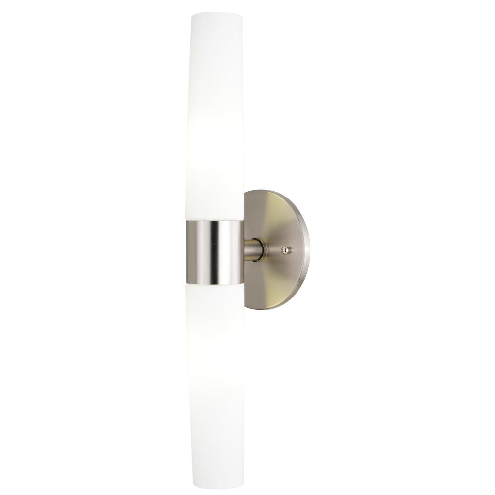 Elliot 20.5-in. 2 Light Wall Light Satin Nickel