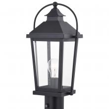 Vaxcel International T0550 - Lexington 7.75 in. W Outdoor Post Light Textured Black