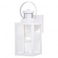 Vaxcel International T0568 - Medinah Dualux 5 in. W Outdoor Motion Sensor Wall Light Textured White