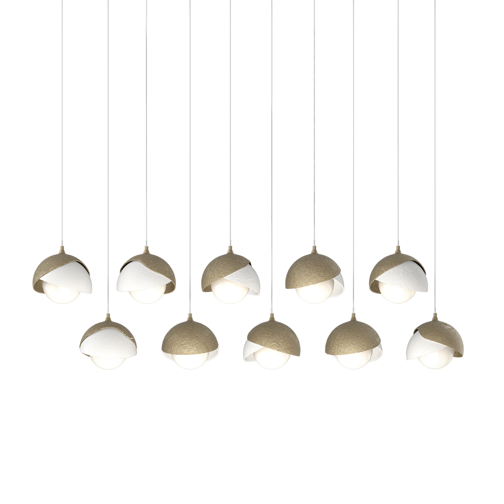 Brooklyn 10-Light Double Shade Pendant