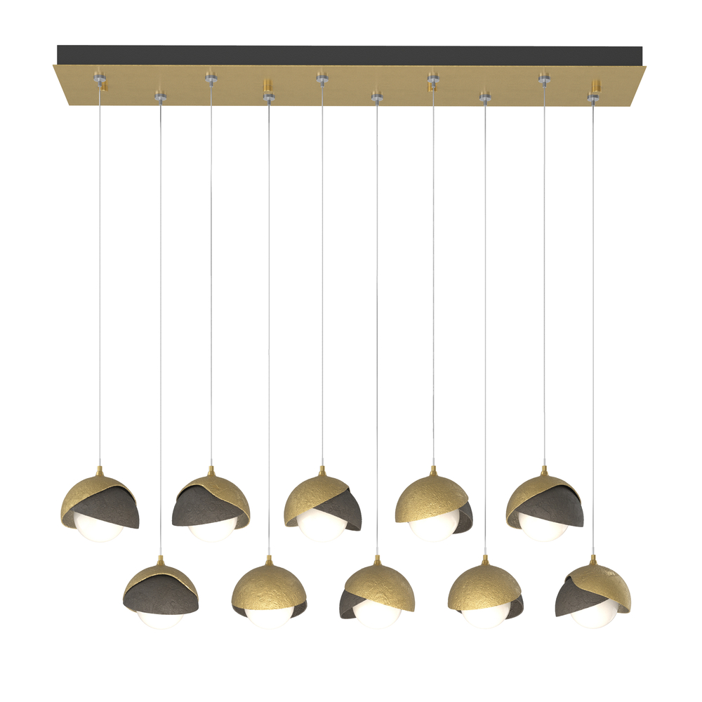 Brooklyn 10-Light Double Shade Pendant