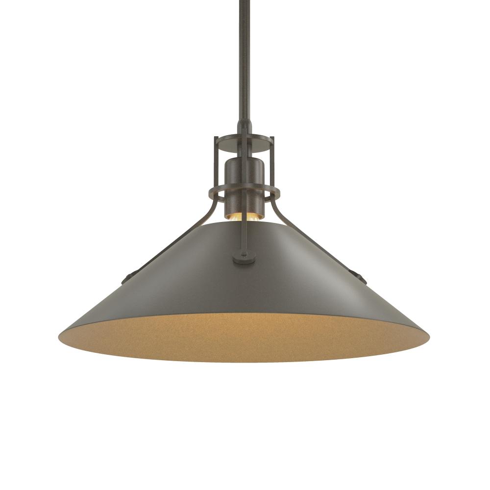 Henry Medium Steel Shade Pendant