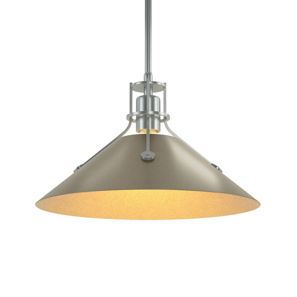 Henry Medium Steel Shade Pendant