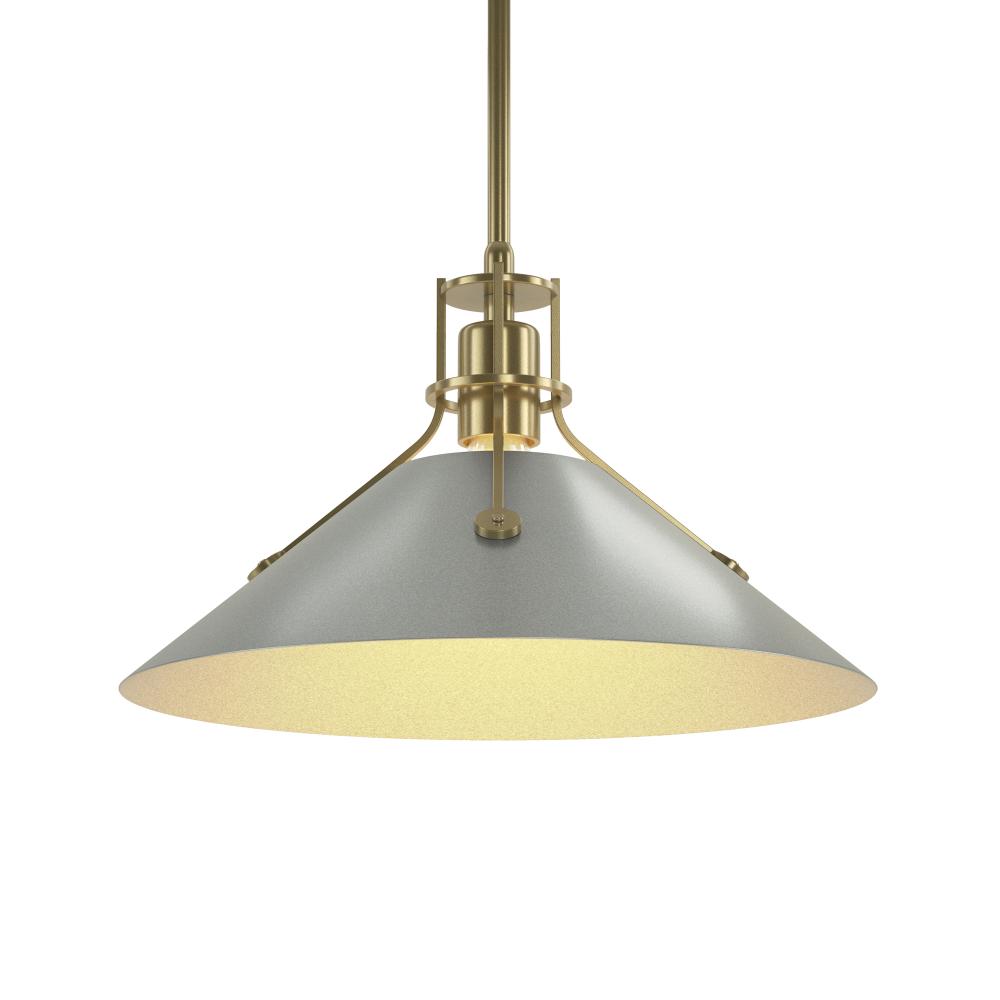 Henry Medium Steel Shade Pendant