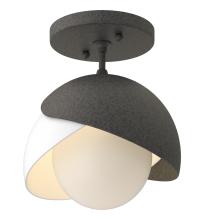 Hubbardton Forge 121377-SKT-20-02-GG0711 - Brooklyn 1-Light Double Shade Semi-Flush