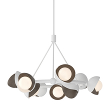 Hubbardton Forge 131068-SKT-MULT-02-05-GG0711 - Brooklyn 9-Light Double Shade Ring Pendant