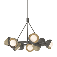 Hubbardton Forge 131068-SKT-MULT-07-84-GG0711 - Brooklyn 9-Light Double Shade Ring Pendant