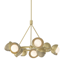 Hubbardton Forge 131068-SKT-MULT-86-84-GG0711 - Brooklyn 9-Light Double Shade Ring Pendant