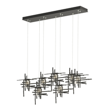 Hubbardton Forge 131095-SKT-STND-10-II0728 - Tura 7-Light Seeded Glass Pendant