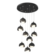 Hubbardton Forge 131105-SKT-STND-10-07-GG0711 - Brooklyn 9-Light Double Shade Pendant